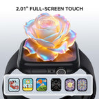 FOOMEE 2.01" Full Screen touch 7-Day Long Battery Life Smart Watch KM19s