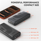 FOOMEE 20000mAh 12W Muti-Port Portable Power Bank Ultra Slim with  Indicator, AB21