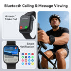FOOMEE 2.01" Full Screen touch 7-Day Long Battery Life Smart Watch KM19s