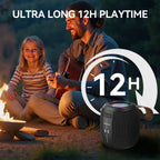 FOOMEE Wireless Bluetooth Speaker, Super Bass, IPX5 Waterproof, Long Battery Life & RGB Light HH58