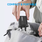 FOOMEE 12W Fast Charger USB-A Output+ Type-C Cable For Phones, Power Banks and Other Type-C devices