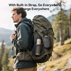 FOOMEE 60,000 mAh 22.5w Fast Charging Power Bank with Flashlight, Type-C, Built-in Strap AF60