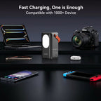 FOOMEE 50,000 mAh 22.5w Fast Charging Power Bank with Flashlight, Type-C, Built-in Strap AF50