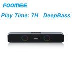 FOOMEE 10W Super Bass Bluetooth Speaker with RGB Light HH53
